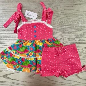 Always In Bloom Tropicana Ari Tunic Set - 4T - NWT